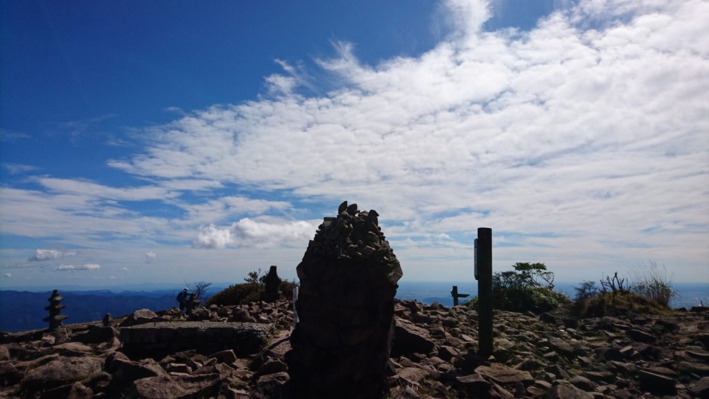 地蔵岳山頂風景